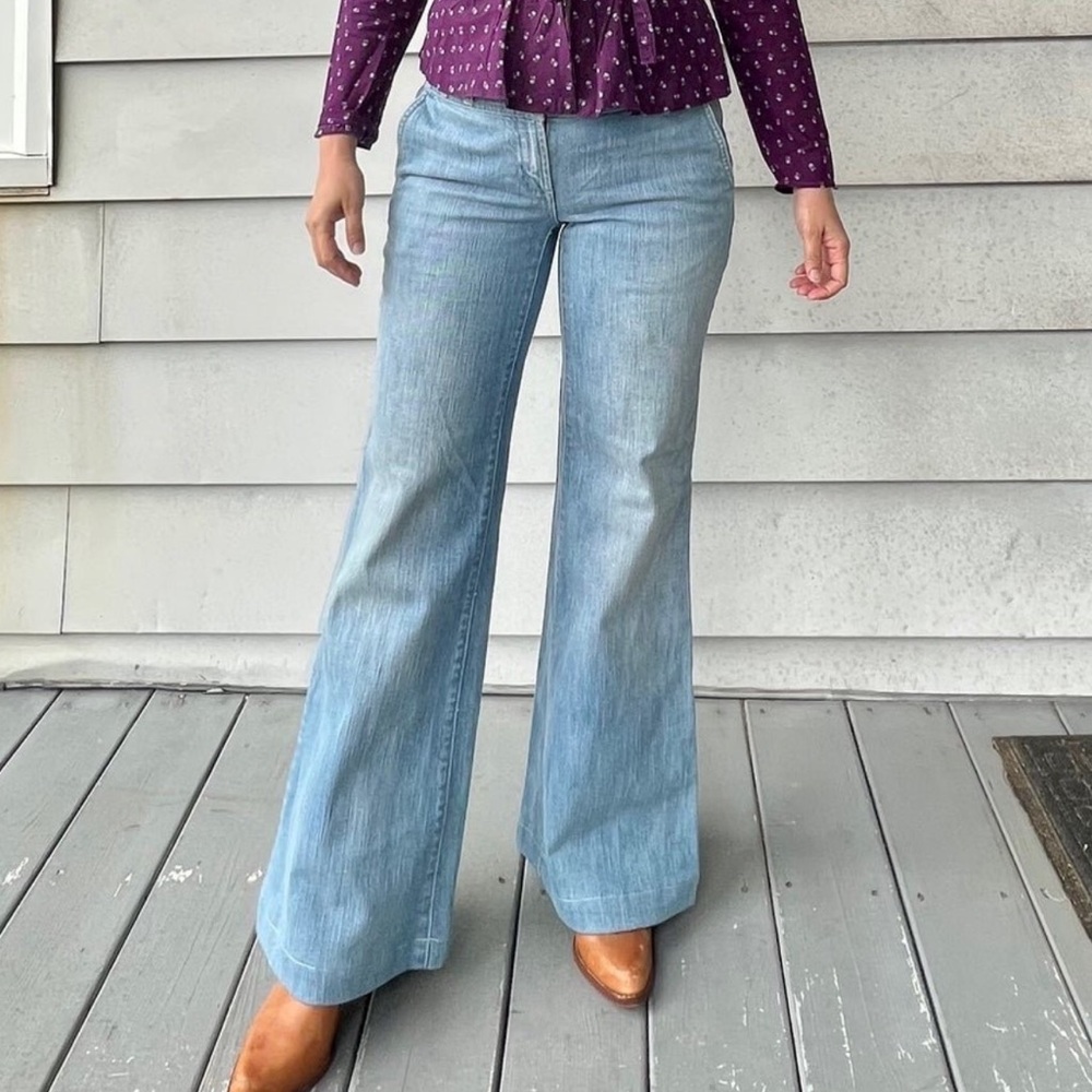New York & Co. low waist denim trousers